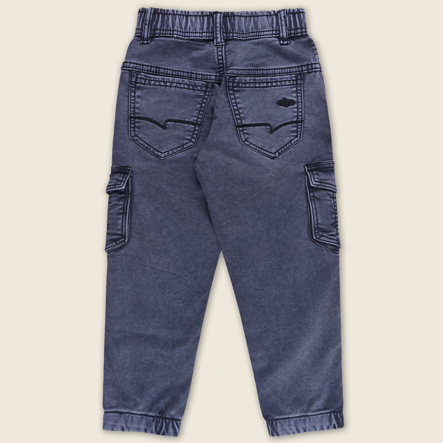 Boys Cotton Elastic Casual Trouser