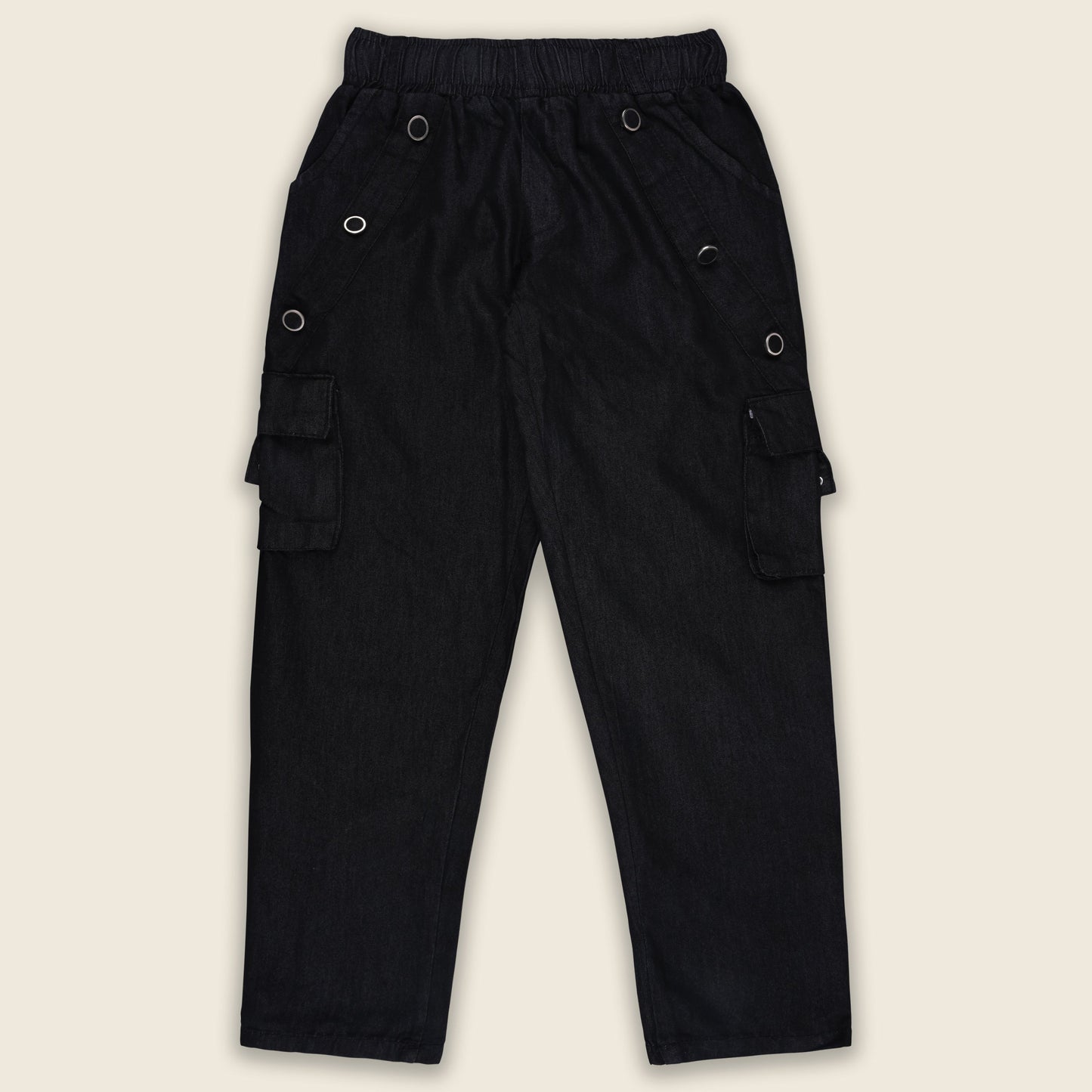 Girls Denim Joggers