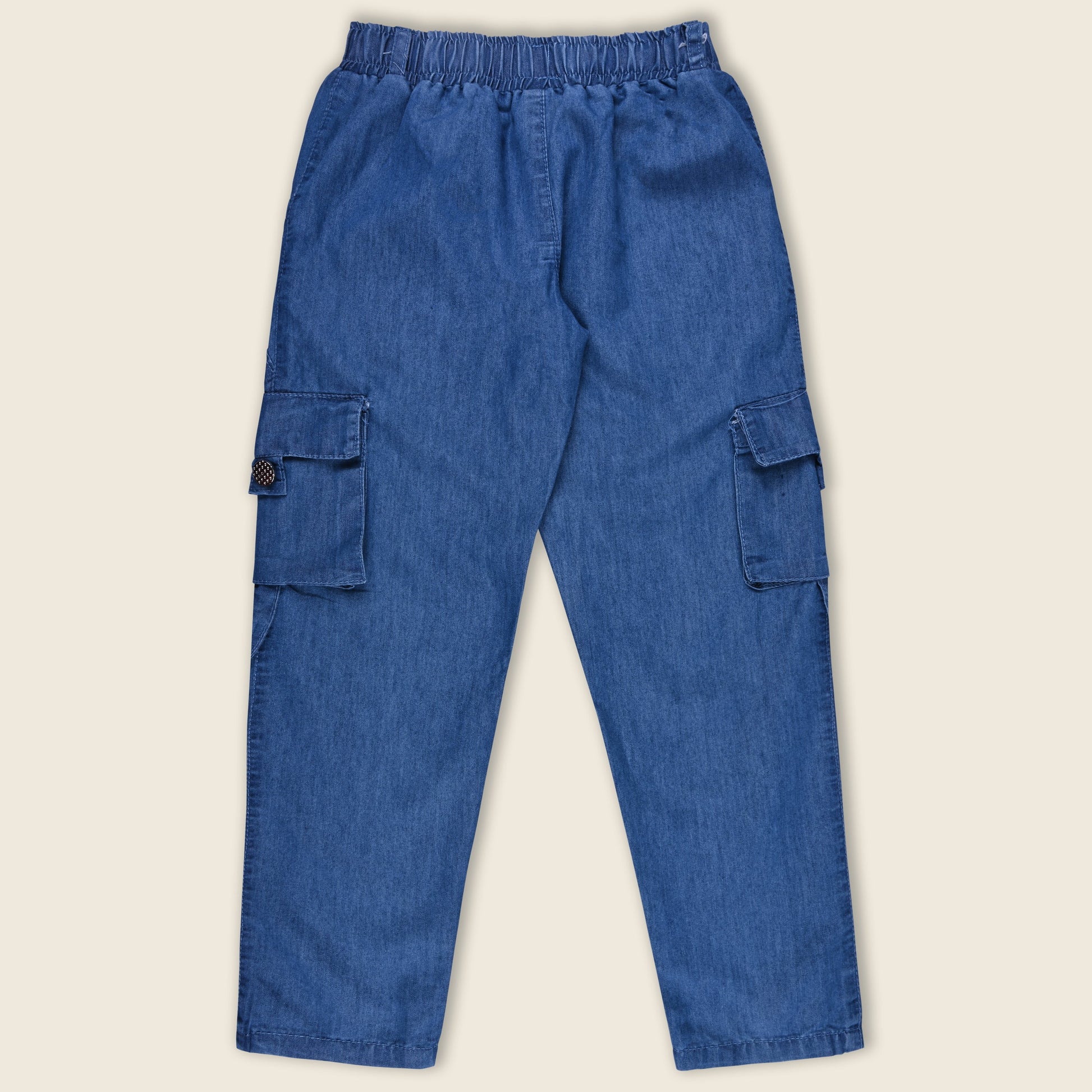 Girls Denim Joggers