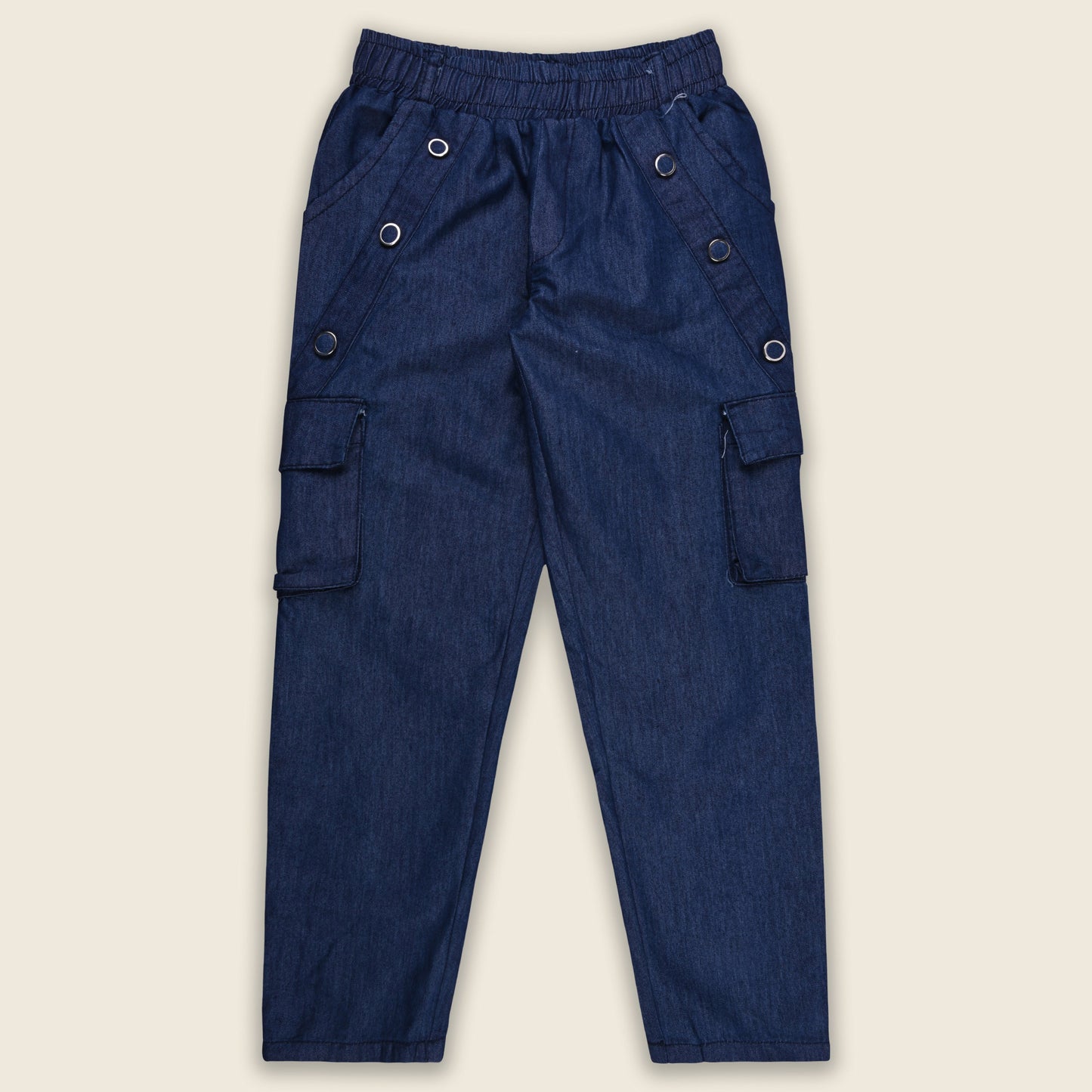 Girls Denim Joggers