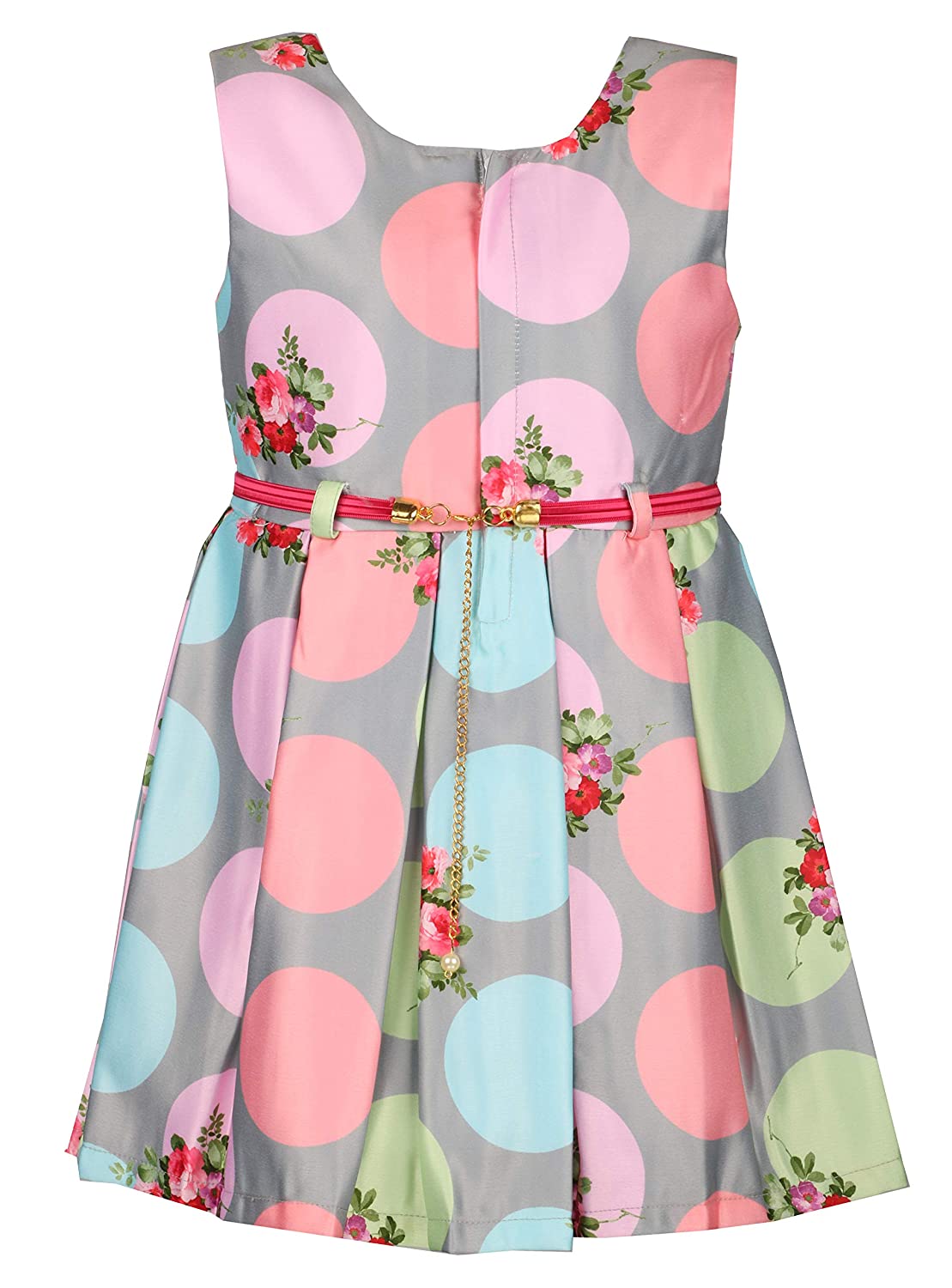 Birthday Baby Girls Dress Frocks-(stn707grn)