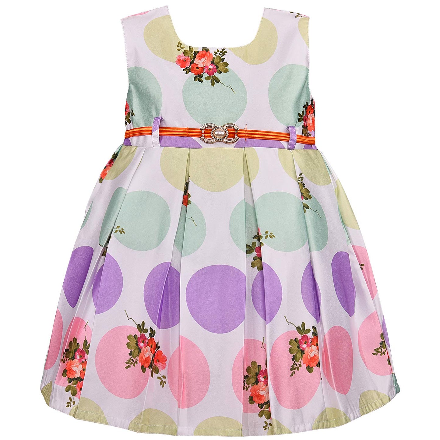 kids Partywear  Dress Frock (stn707rd)