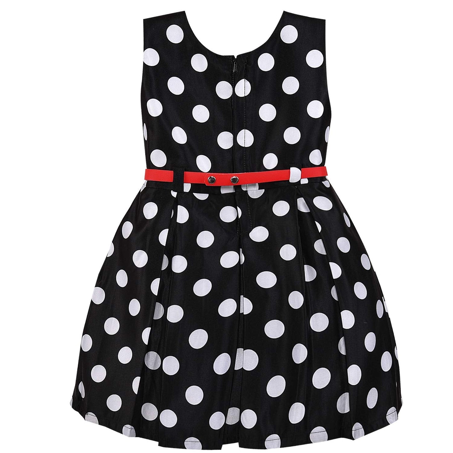 Baby Girls Dress Frock for Girls-(stn743blknw)