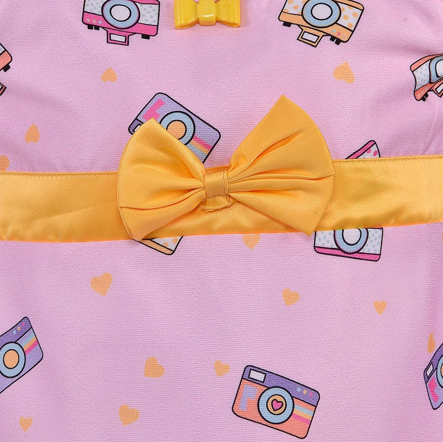 kids Partywear  Dress Frock (stn755bpnk)