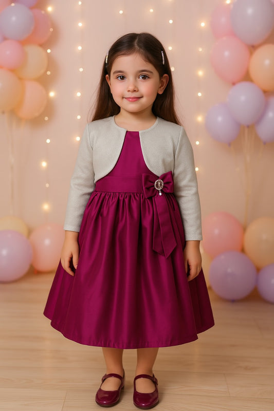 Kids Birthday Frock Dress (stn768mg)