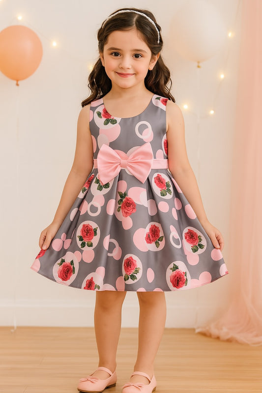 Girls Frocks Dress for Baby Girls-(stn772bpk)