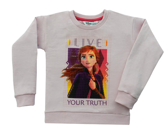 Silver Kraft Sweatshirt For Girls (tsg203)